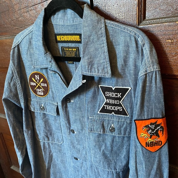 Neighborhood men’s chambray shirt - Picture 6 of 8